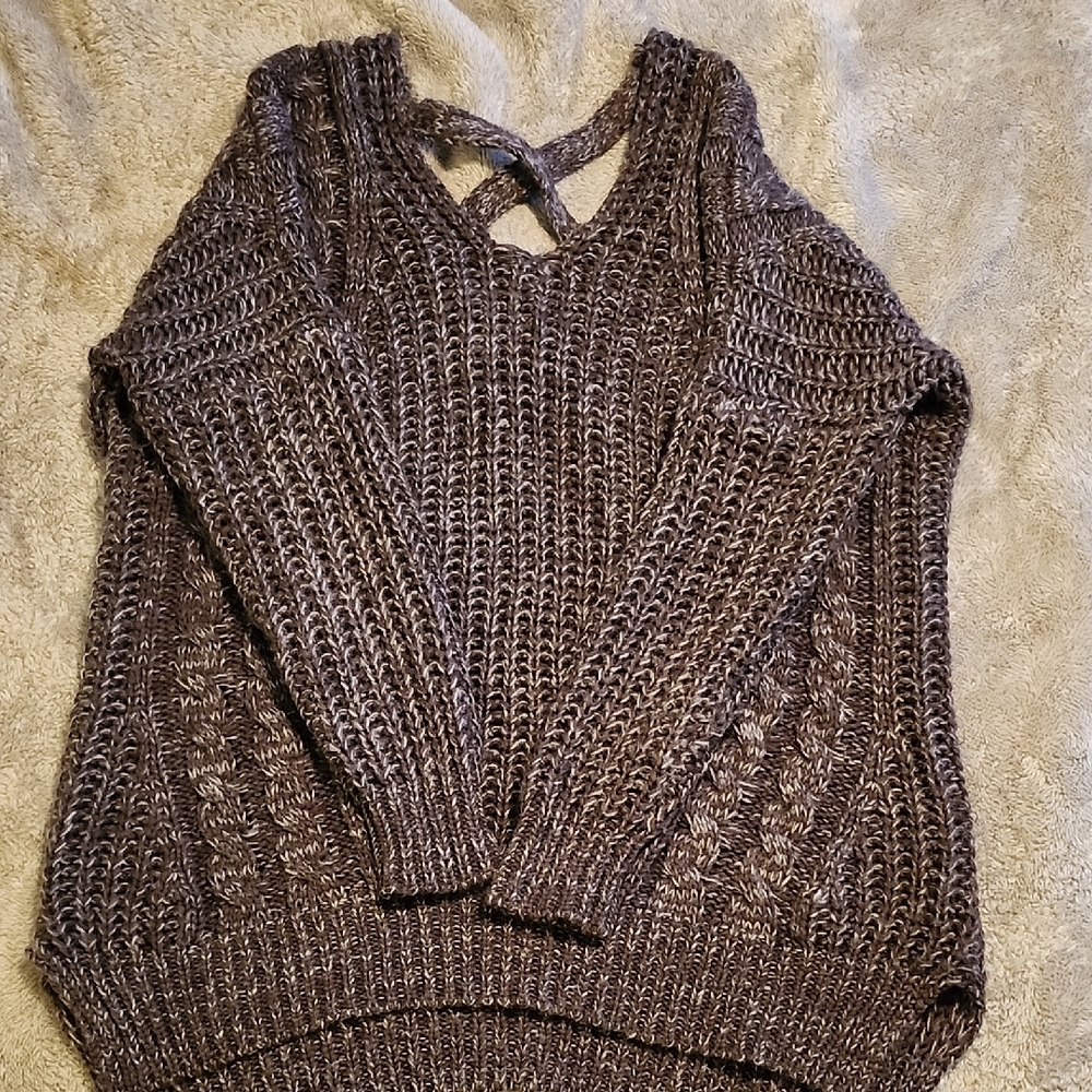 Wishlist V-Neck Sweater - Dark Gray